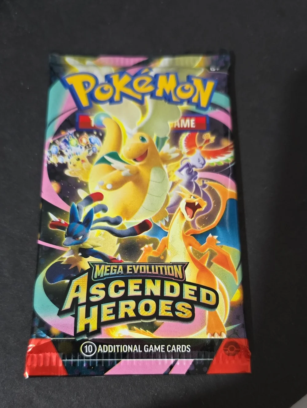 NIP Pokemon Mega Evolution Ascended Heros 10 Additional Game Cards Sealed Pack